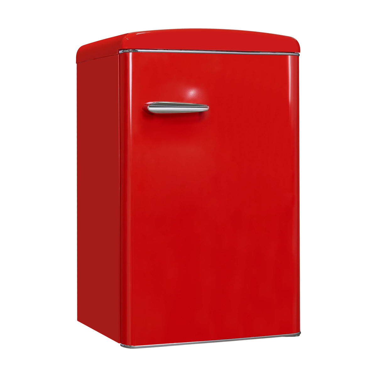 Frigorífico de una puerta Exquisit RKS120-V-H-160F rojo, 122 l, diseño retro