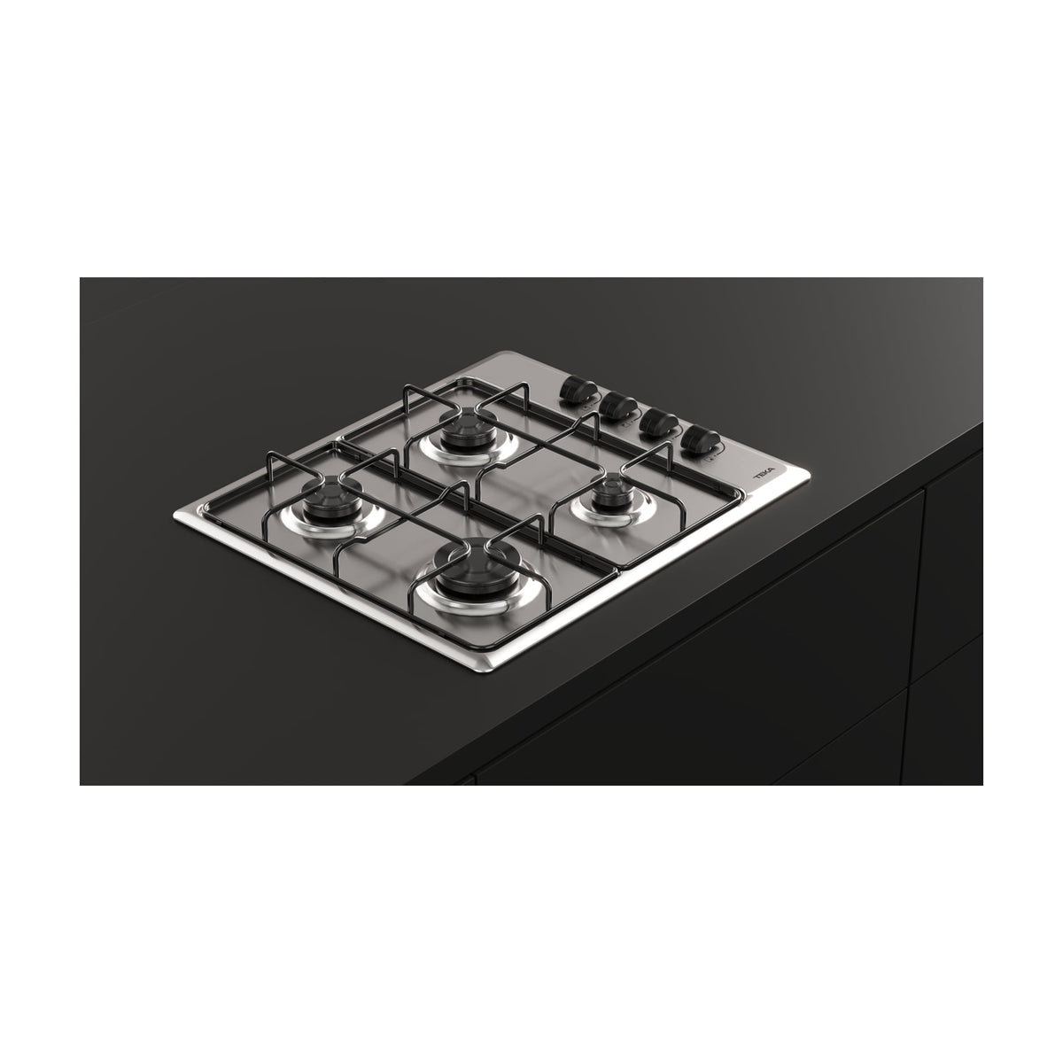 Placa de gas Teka HLX 640 KL de 4 fuegos, inox