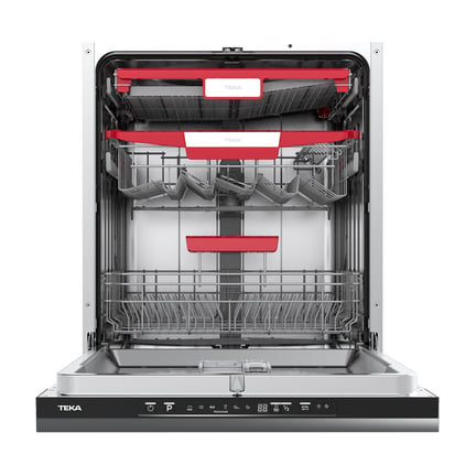 Lavavajillas integrable Teka DFI 46740, 14 cubiertos y apertura automática PremiumDry