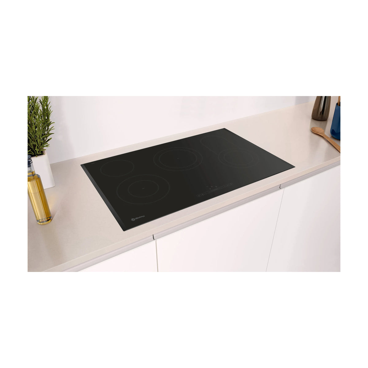 Placa vitrocerámica Balay 3EB786LQ de 80 cm con 4 zonas y acabado biselado