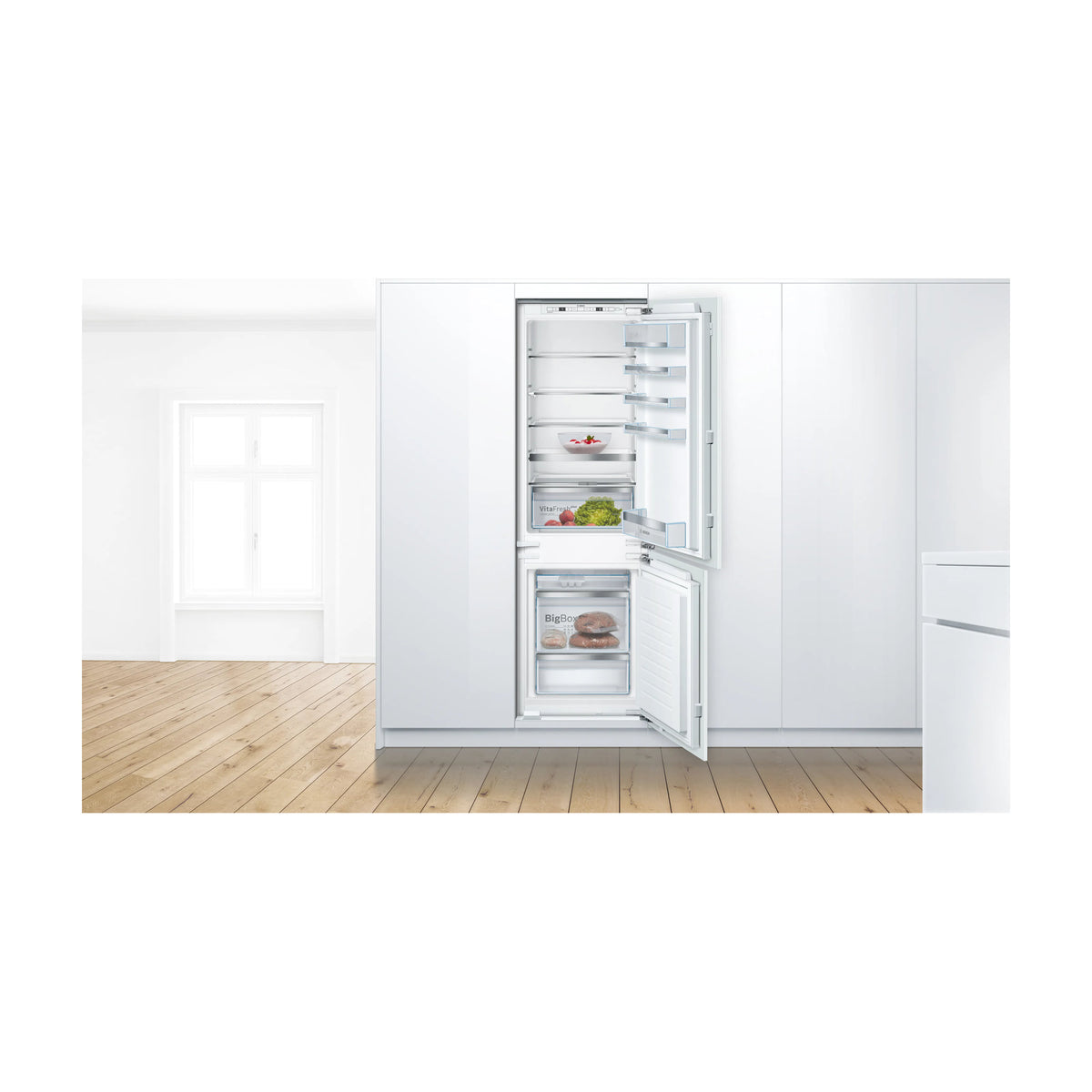 Frigorífico combi integrable Bosch KIS86AFE0, 266 l y Low Frost
