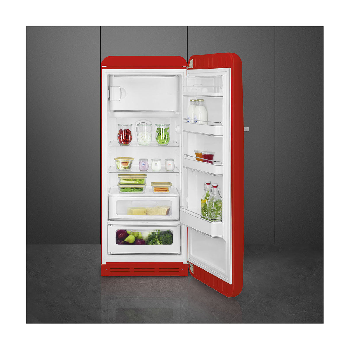 Frigorífico de una puerta Smeg FAB28RRD6, 270 l, clase C