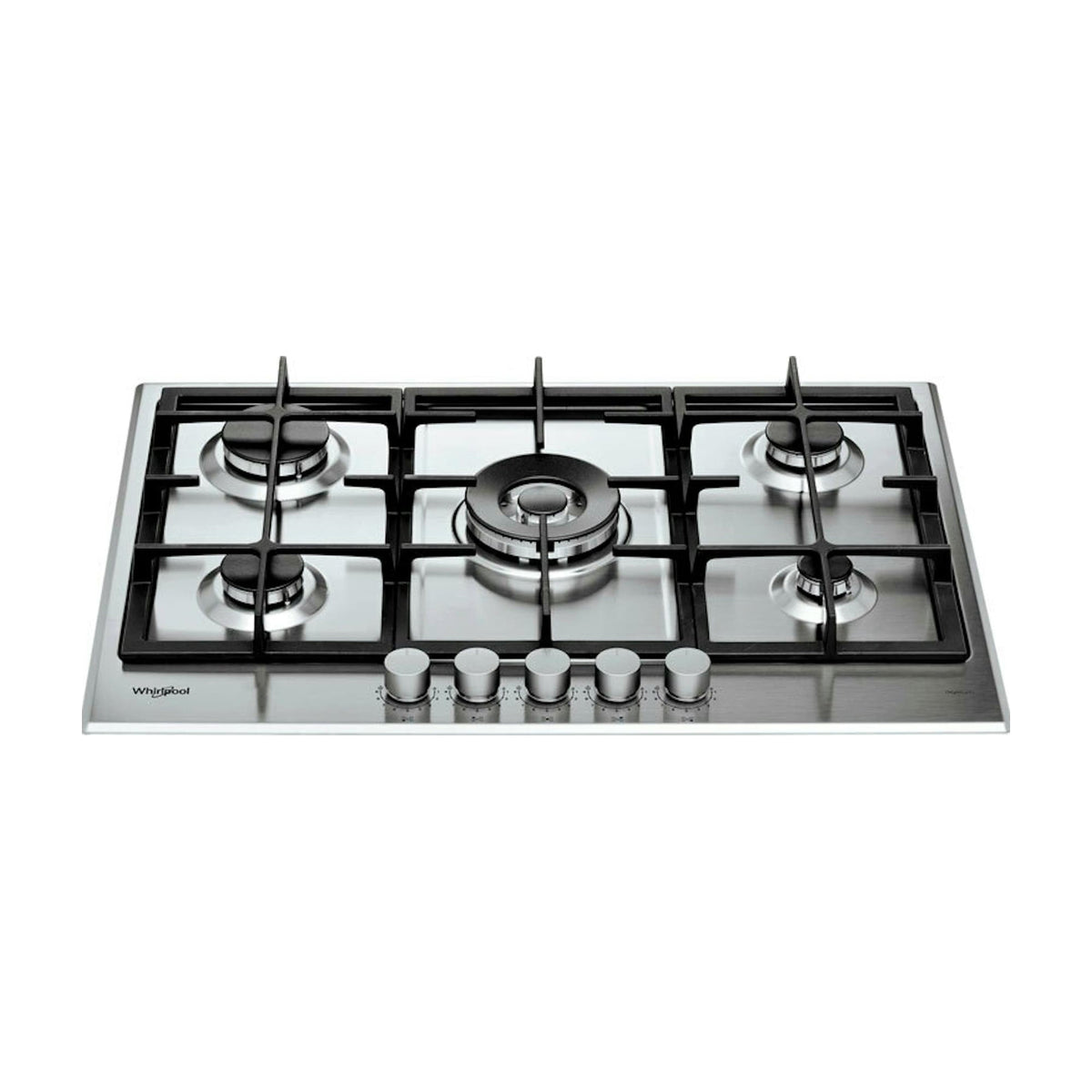 Placa de gas Whirlpool GMAL 7522/IXL de 73 cm con 5 quemadores
