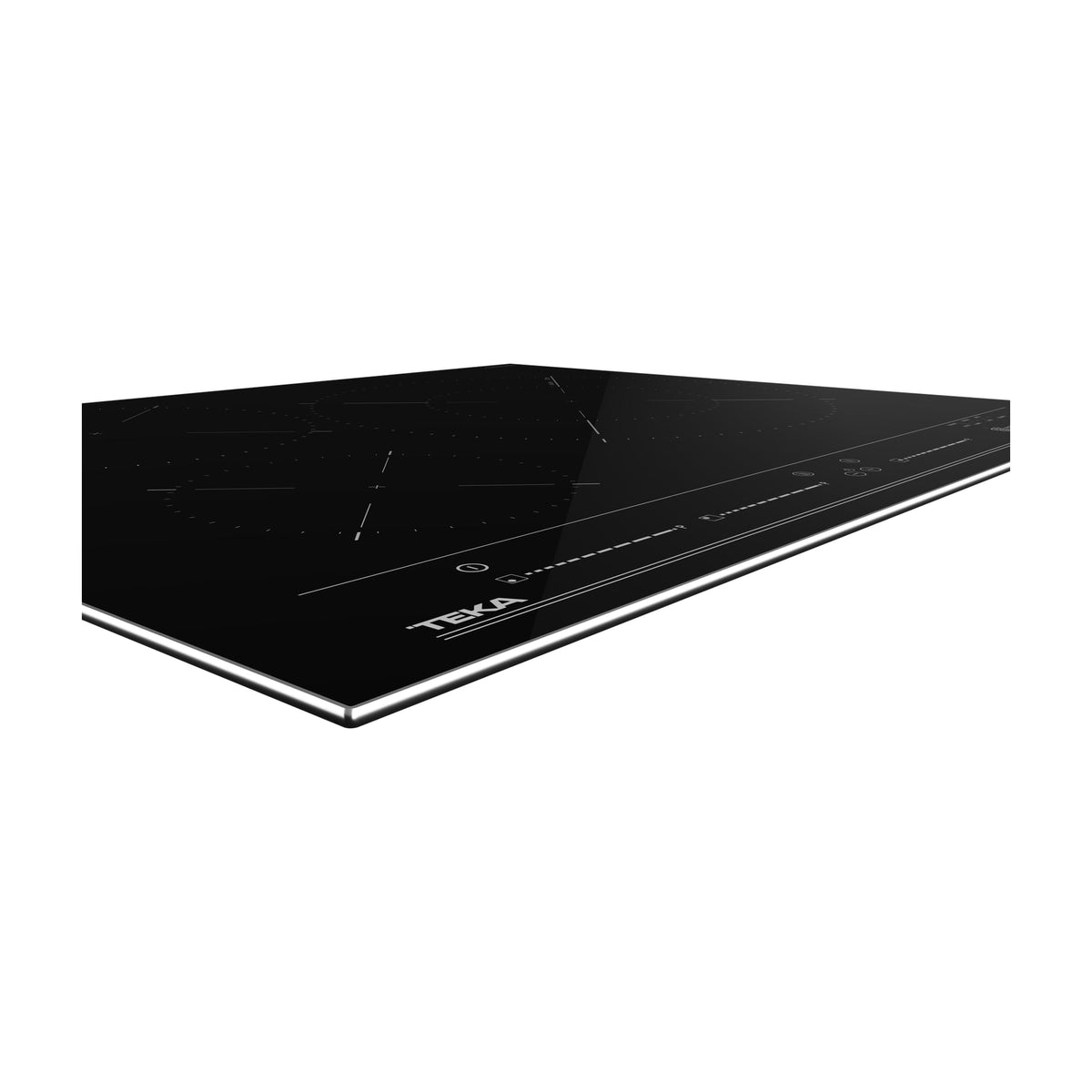 Placa de inducción Teka MestrePaeller ITC 63320 MPS BK, 3 zonas y zona XL de 32 cm