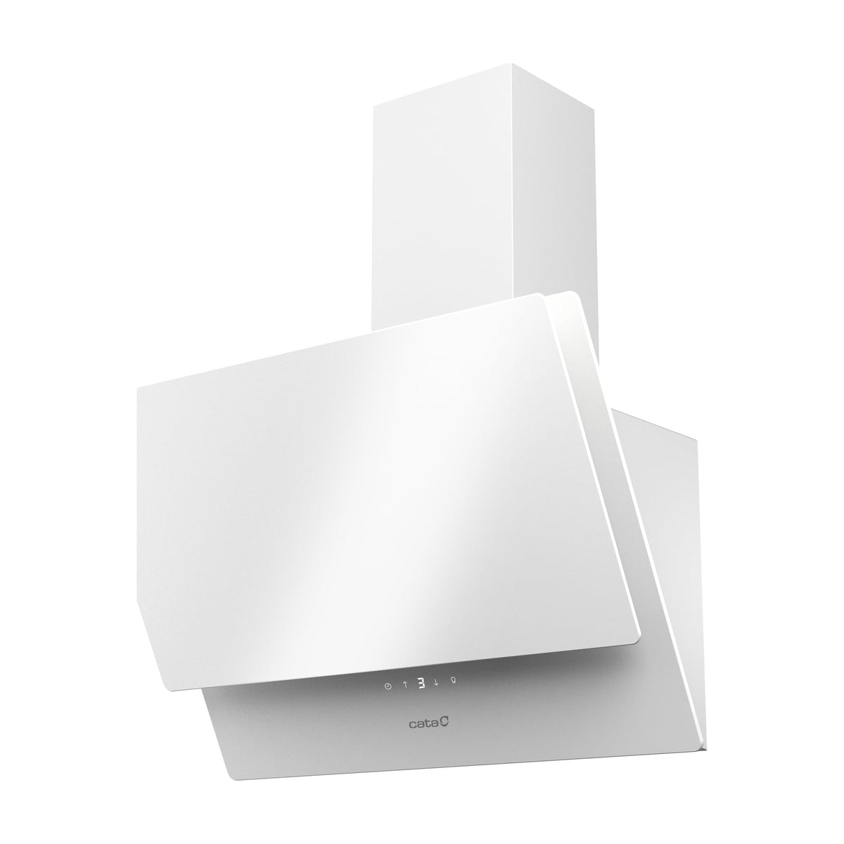 Campana decorativa CATA Juno+ 6000 GWH, 60 cm, cristal blanco