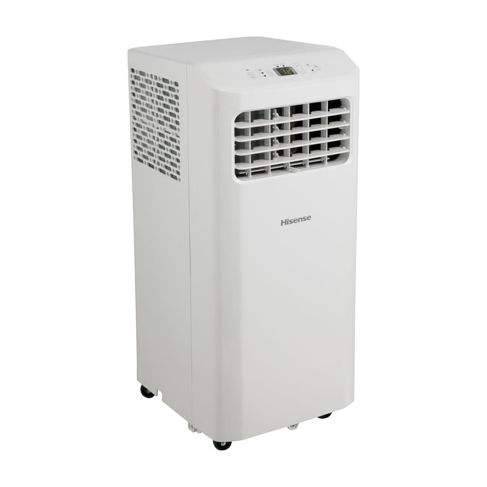 Aire acondicionado portátil Hisense APC09KV, 2490 W y clase A