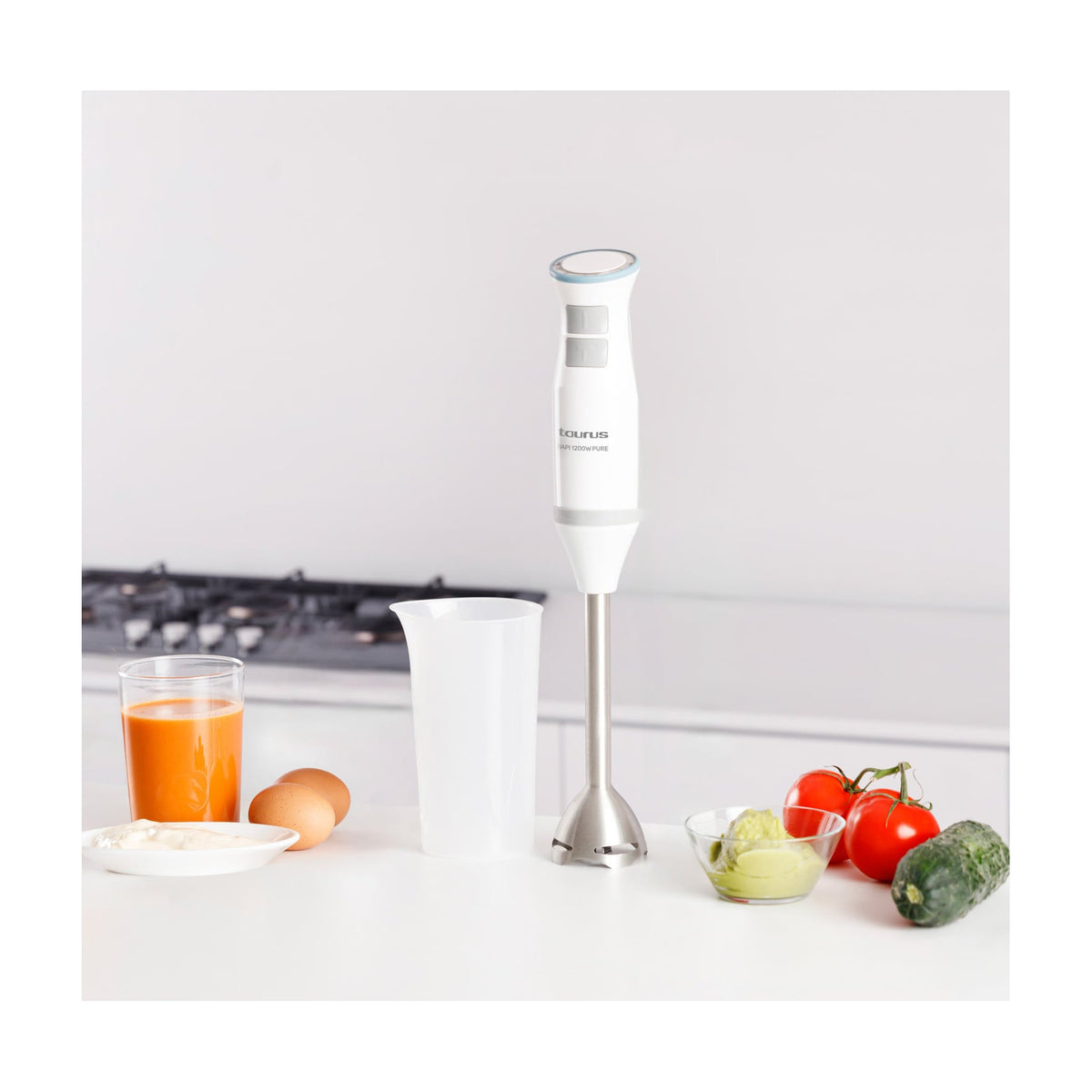 Batidora de mano Taurus Bapi 1200 Pure, 1200 W y 20 velocidades