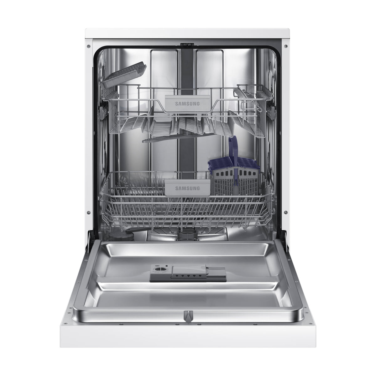 Lavavajillas Samsung DW60M6040FW/EC, 13 cubiertos, blanco
