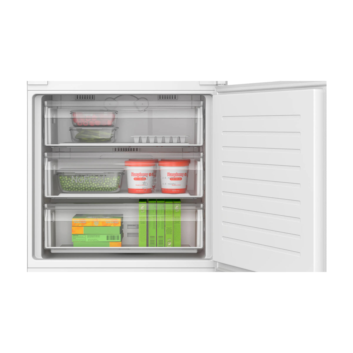 Frigorífico combi integrable Bosch KBN96VSE0 de 383 l con No Frost y Home Connect