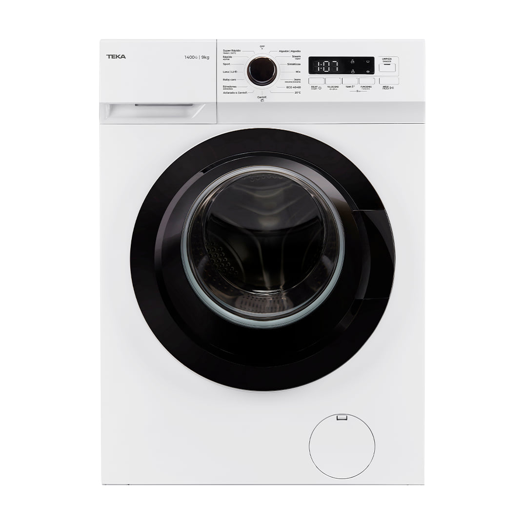 Lavadora Teka WMK 40940 WH de 9 kg y 1400 rpm