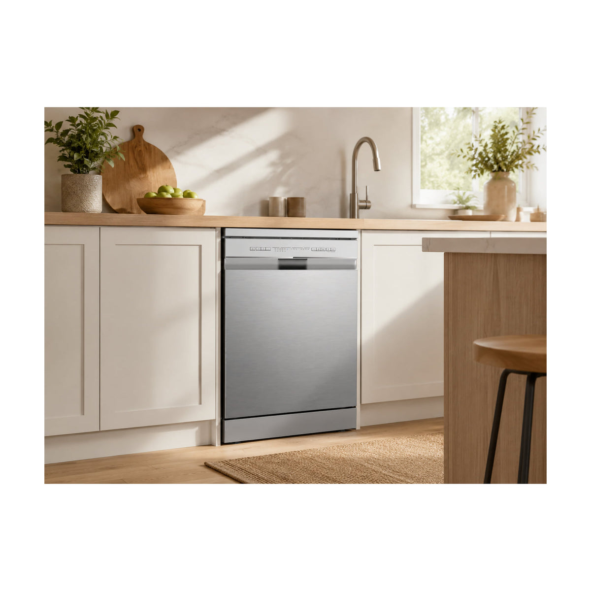 Lavavajillas Midea MDWPF1333CSS-WE-EU inox, 13 cubiertos y WiFi