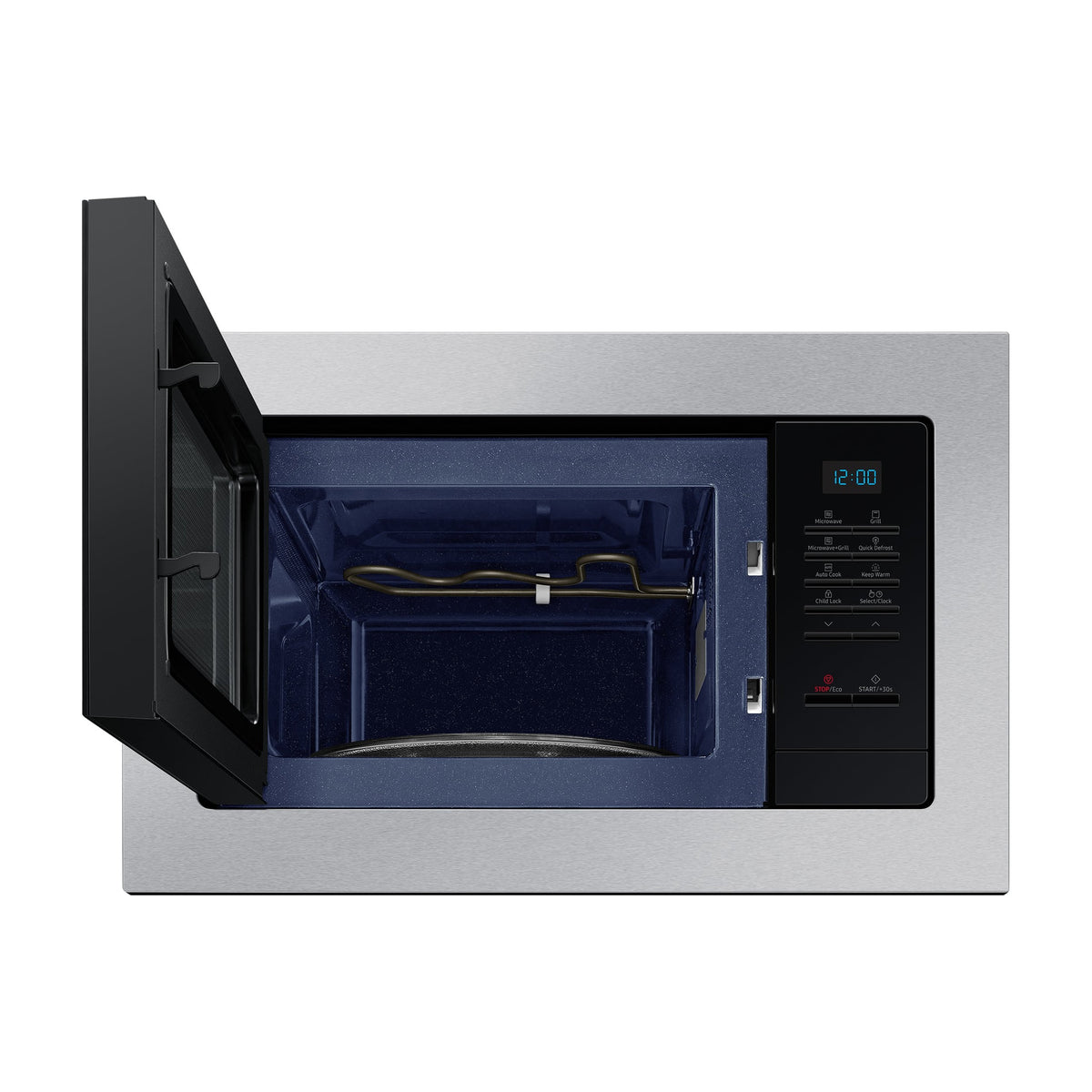 Microondas integrable Samsung MG23A7013CT/EC, 23 l, 800 W con grill