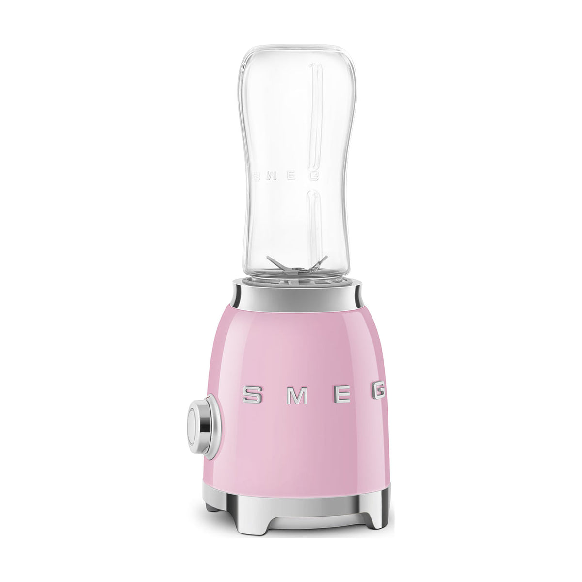 Batidora de vaso Smeg PBF01PKEU rosa, 300 W y 2 velocidades