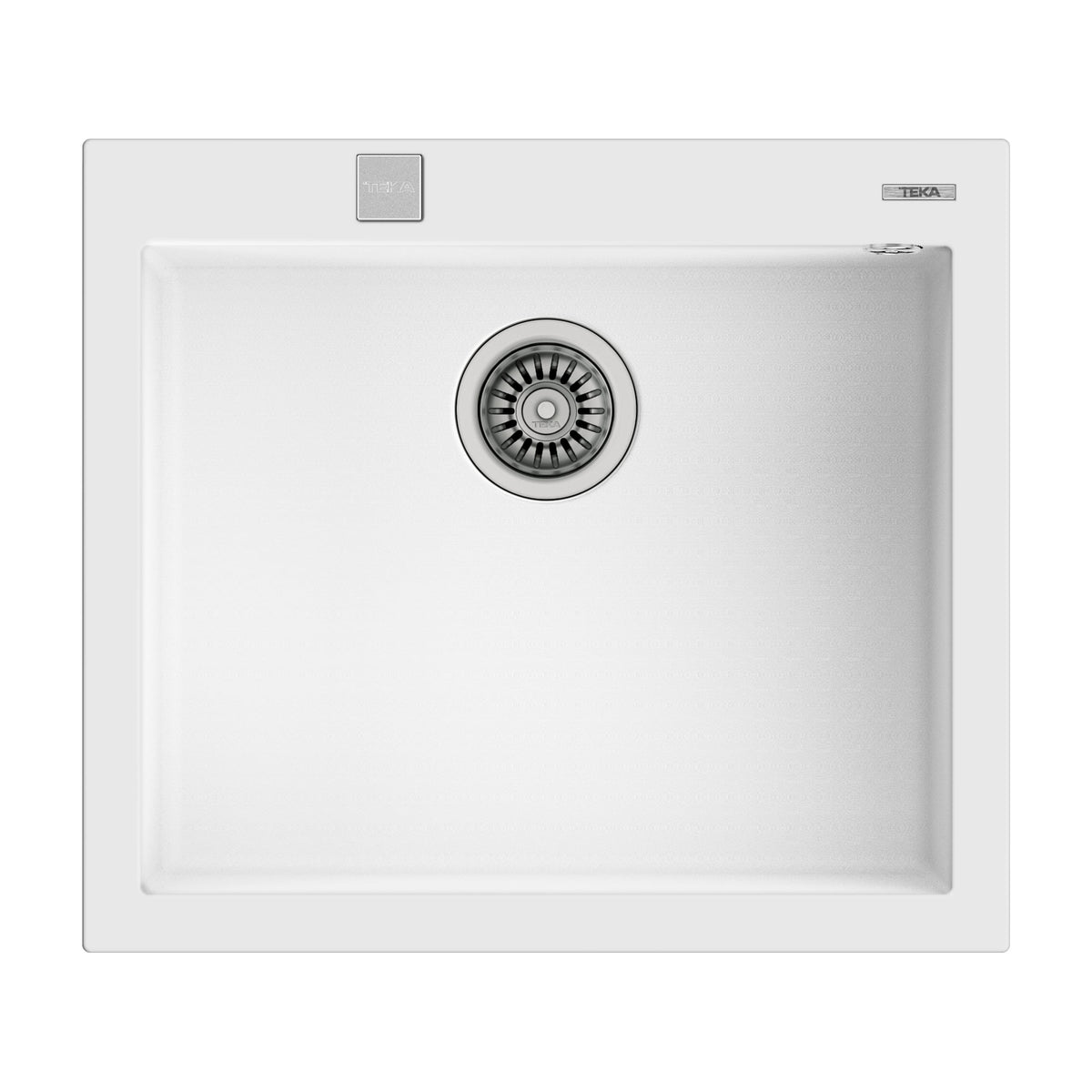 Fregadero Teka ForSquare 50.40 TG de una cubeta, blanco ártico