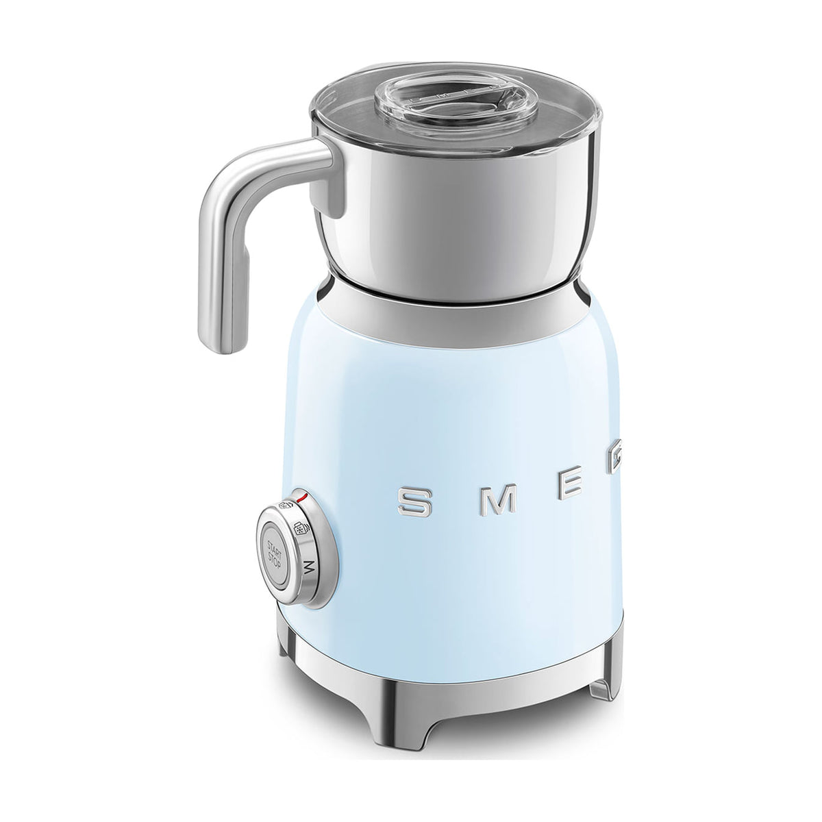 Espumador de leche Smeg MFF11PBEU por inducción, 500 W, azul