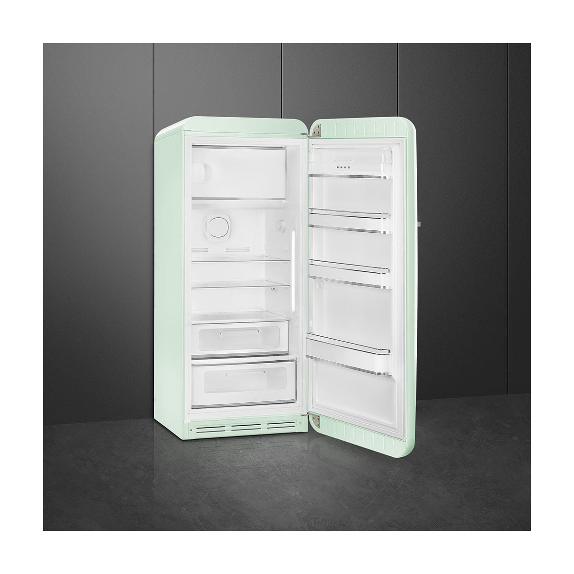 Frigorífico de una puerta Smeg FAB28RPG6, verde pastel, 270 l
