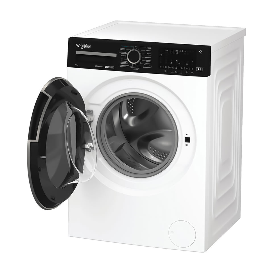 Lavadora Whirlpool WPM 07W ADS SPT de 10 kg con AutoDose