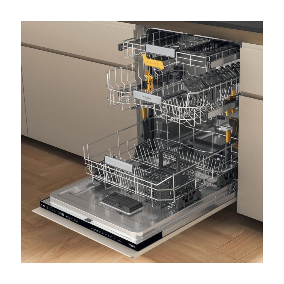 Lavavajillas integrable Whirlpool W8I HP42 LSC, 14 cubiertos, clase C