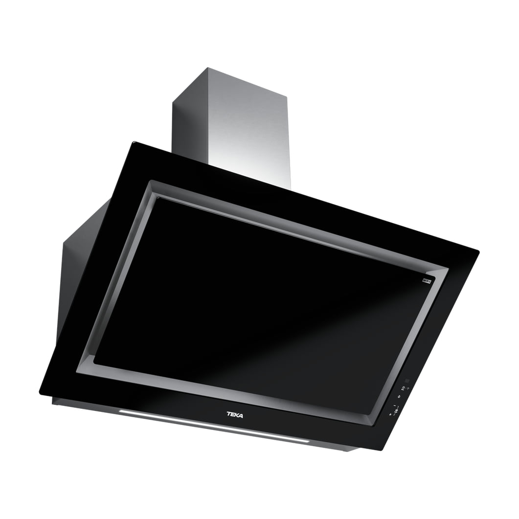 Campana decorativa Teka DLV 99677 TOS BK de 90 cm con Wi-Fi y HobToHood