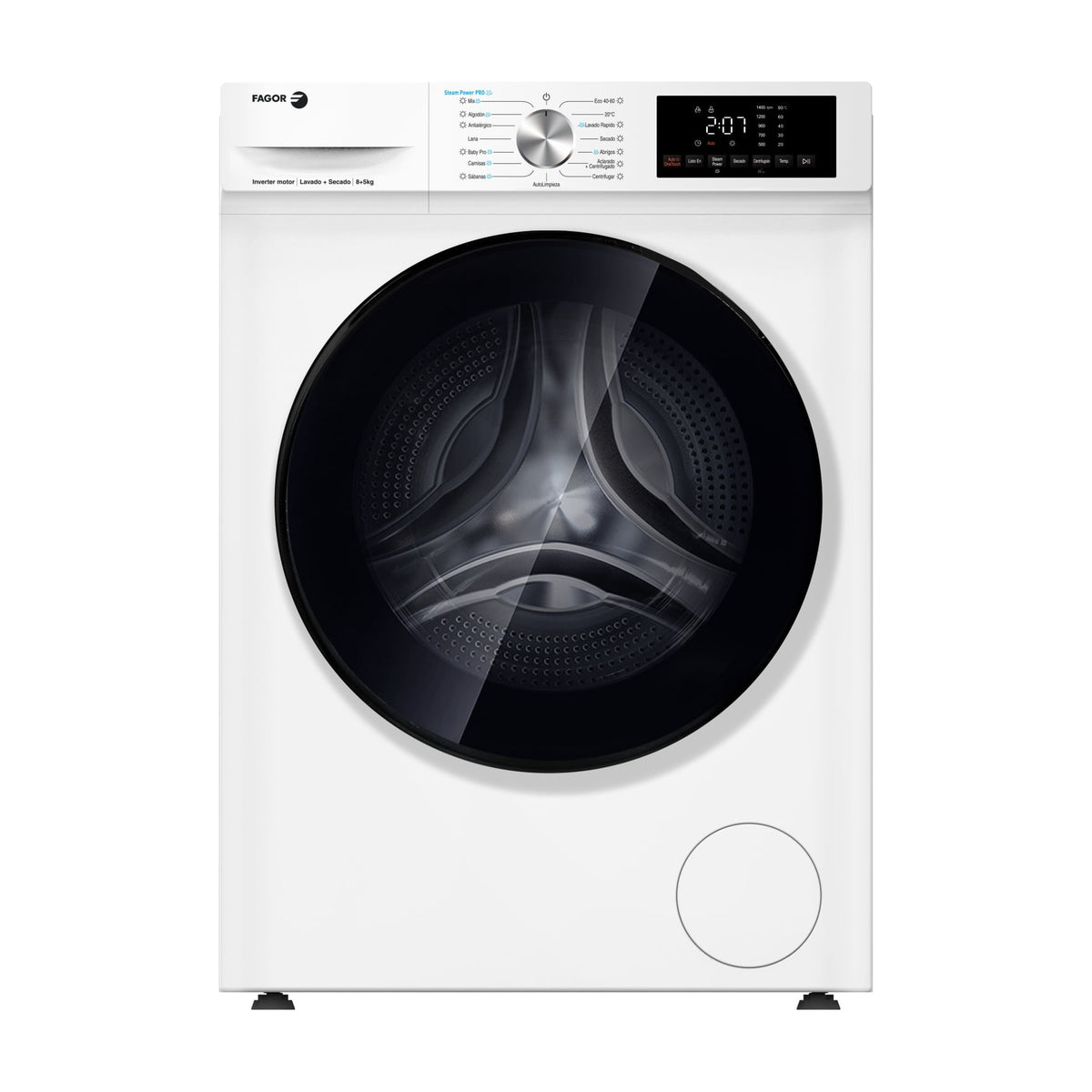 Lavasecadora Fagor 5FS-85614 de 8/5 kg y 1400 rpm con vapor