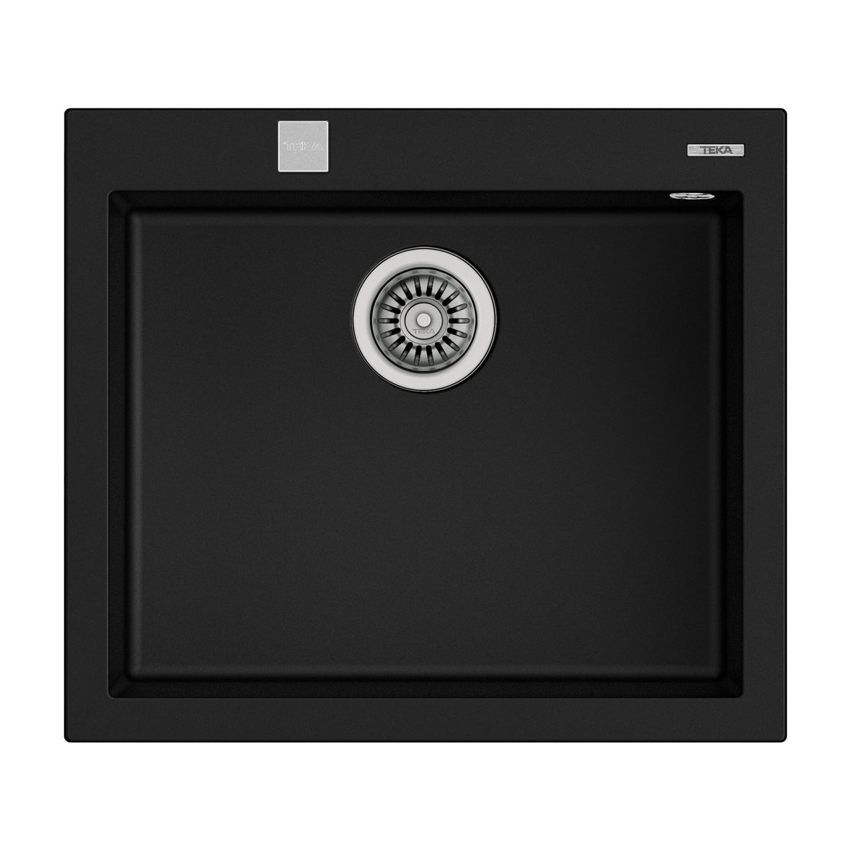 Fregadero Teka ForSquare 50.40 TG de granito, una cubeta, negro
