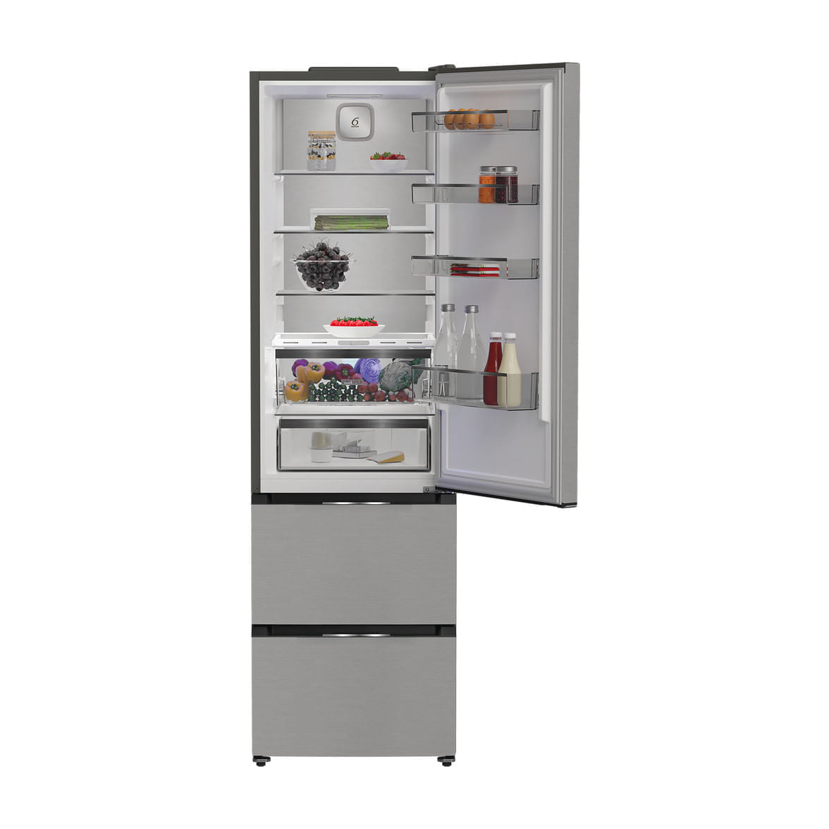 Frigorífico combi Whirlpool WHKF 6352 X5E, 351 l, Dual No Frost