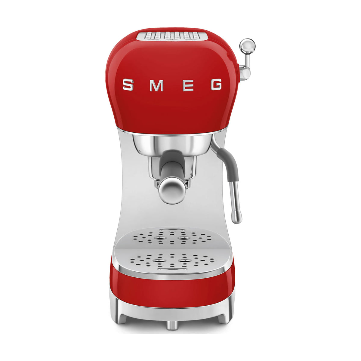 Cafetera espresso Smeg ECF02RDEU de 15 bar y 1350 W, roja