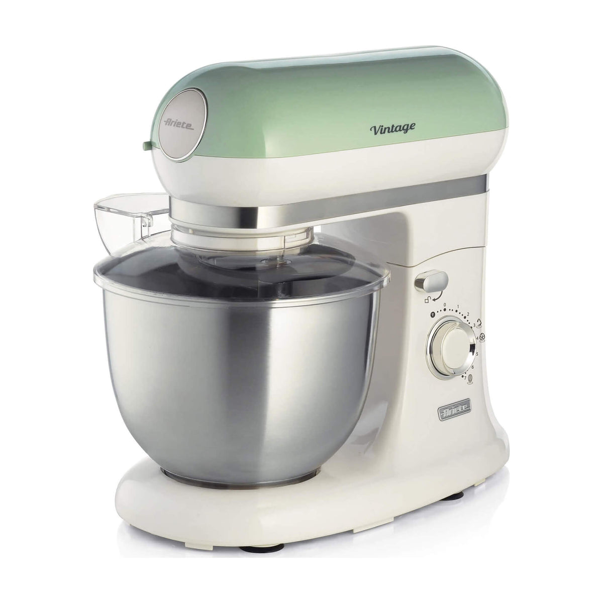 Robot amasador Ariete Vintage 1588/04 verde, 5,5 l y 7 velocidades