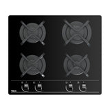 Placa de gas Teka GBC 64000 KBB de 60 cm para butano, 4 fuegos