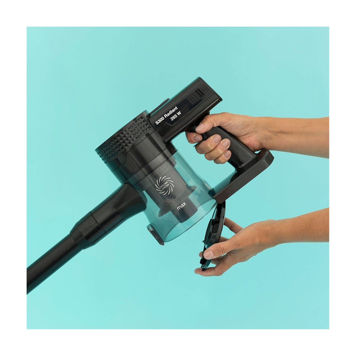 Aspirador escoba Solac AE2510 S300 Radiant sin cable, hasta 40 min y depósito de 0,5 l