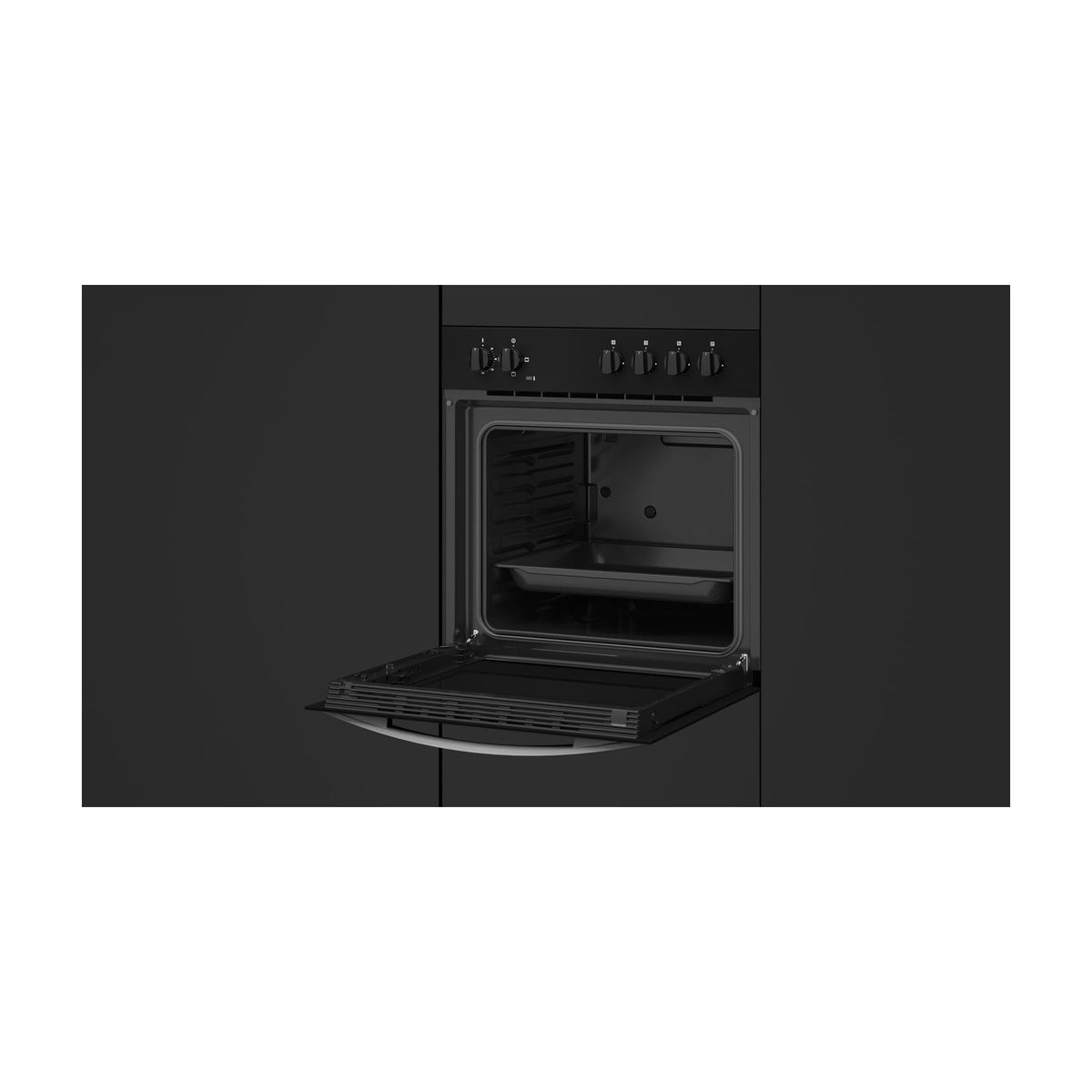 Horno Teka HBE 490 ME BK polivalente, 72 l, negro
