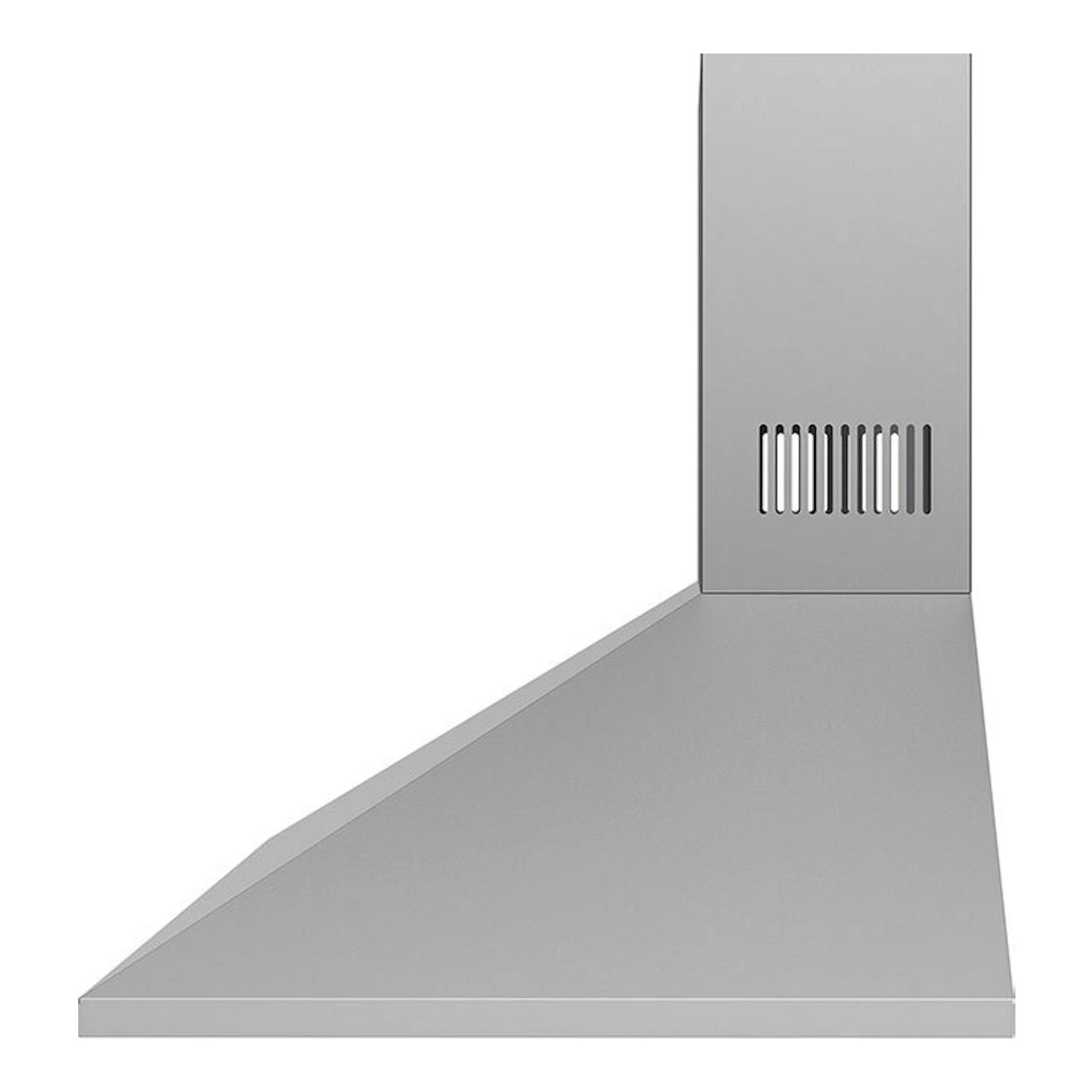 Campana extractora Cata OMEGAII600X de inox, vista frontal, color plata.