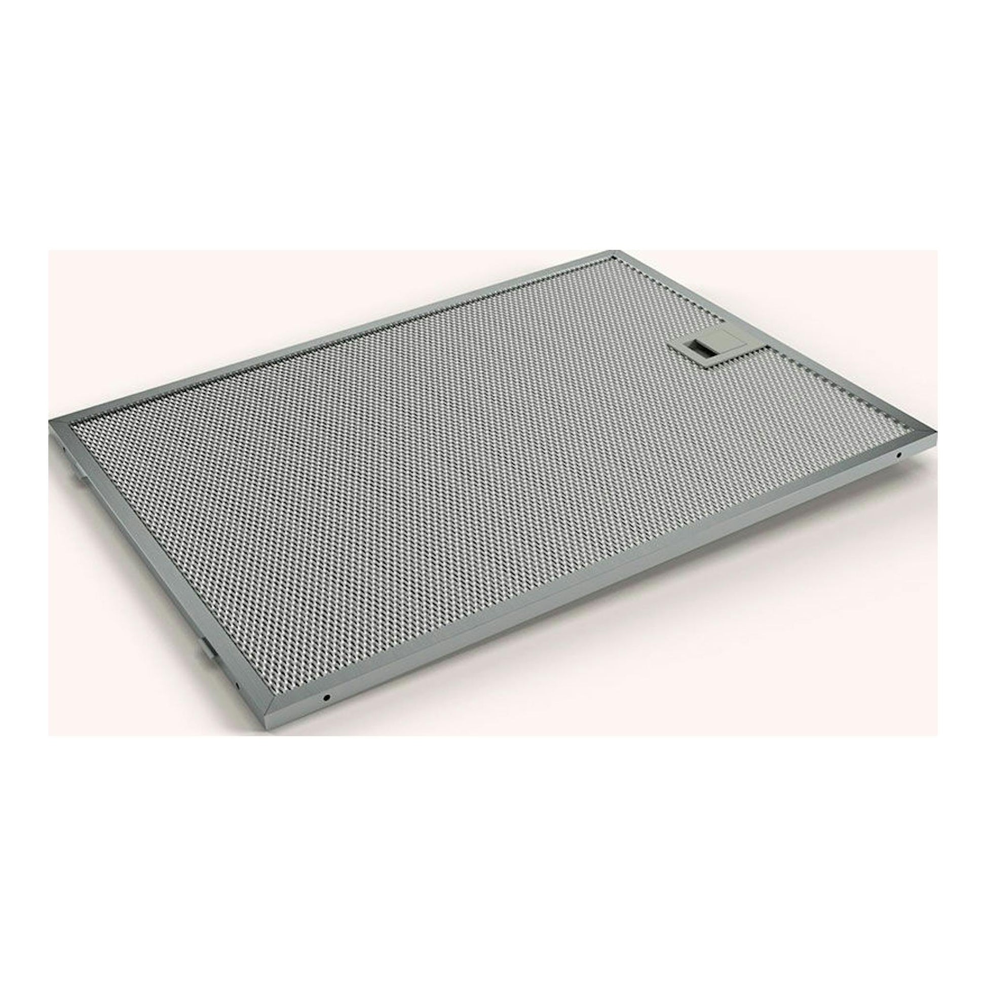 Balay 3BC977GX Inox, campana extractora vista en ángulo, panel rectangular metálico plateado.