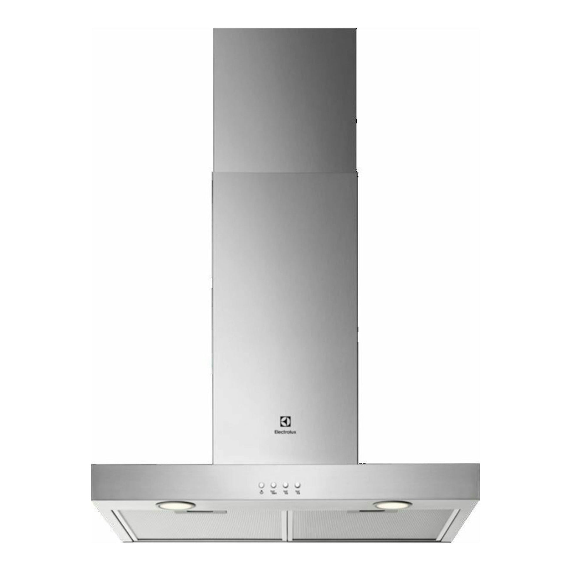 Campana decorativa Electrolux LFT416X de acero inoxidable, vista frontal.