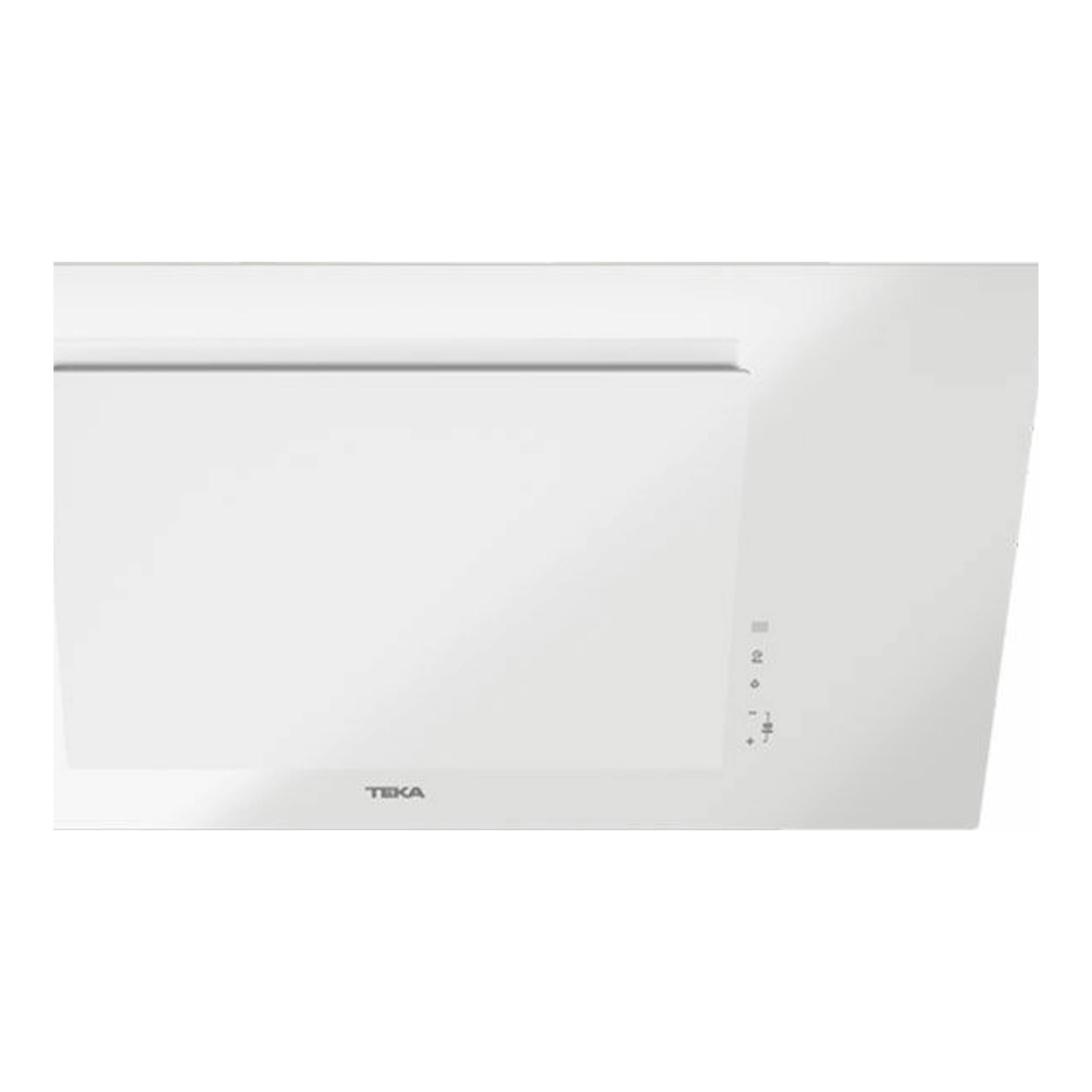 Campana decorativa Teka DVT 98660 TBS blanca, vista frontal.