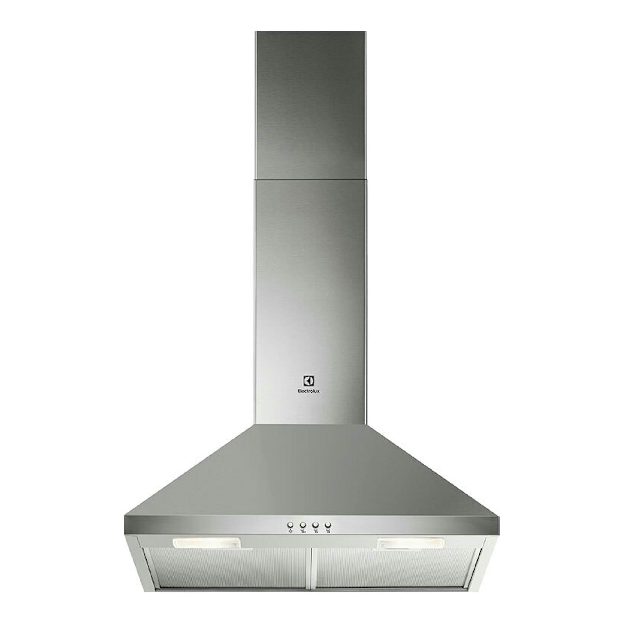 Campana extractora Electrolux LFC316X en acero inoxidable, vista frontal.