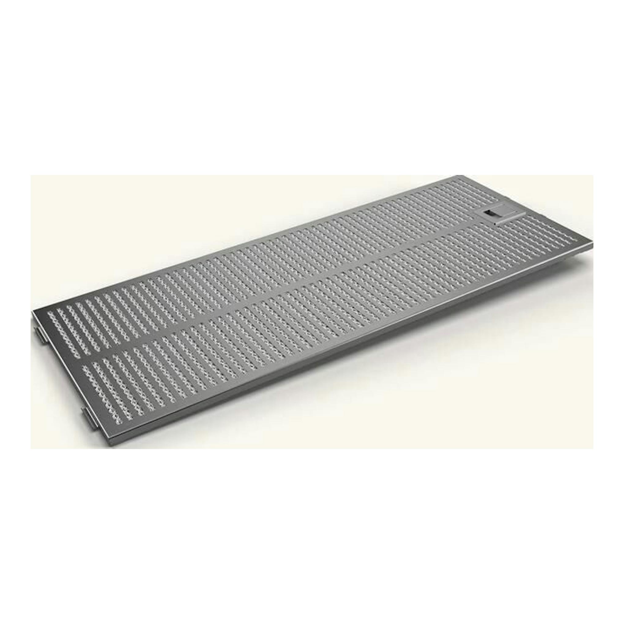 Campana extraíble Balay 3BT267MX en inox, vista en perspectiva con panel metálico perforado.