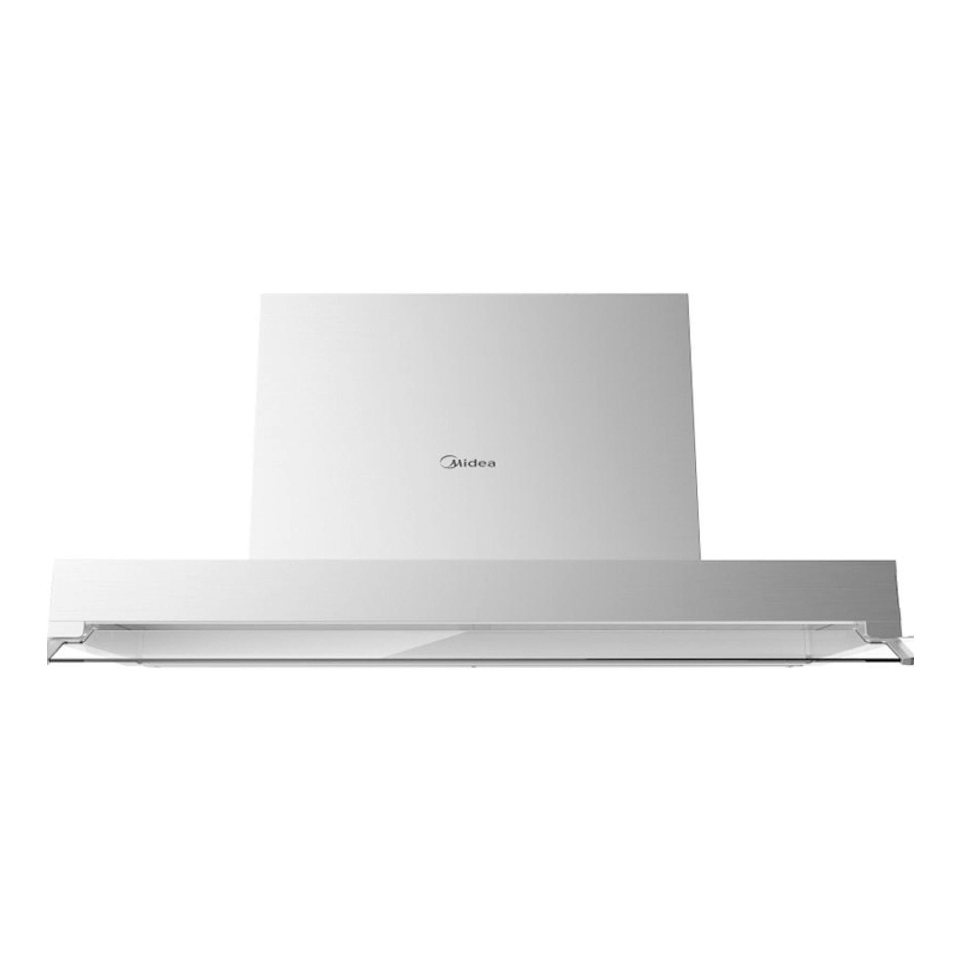 Campana integrable Midea MH90M02EM24SB de acero inoxidable, vista frontal