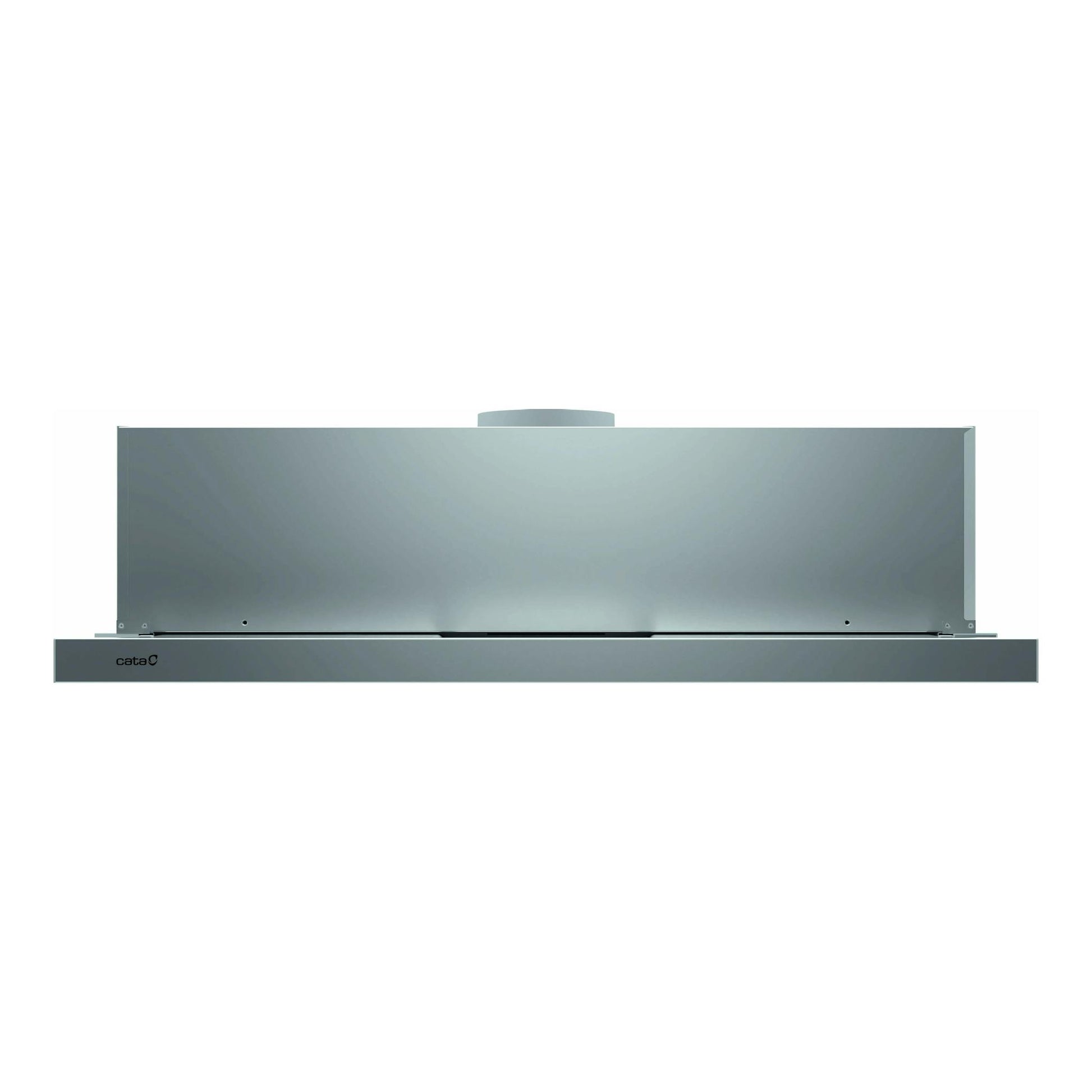 Campana telescópica Cata TFH 9830 X en inox, vista frontal, panel extendido