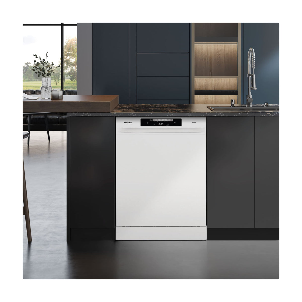 Lavavajillas Hisense HS642C60W de 14 cubiertos, clase C