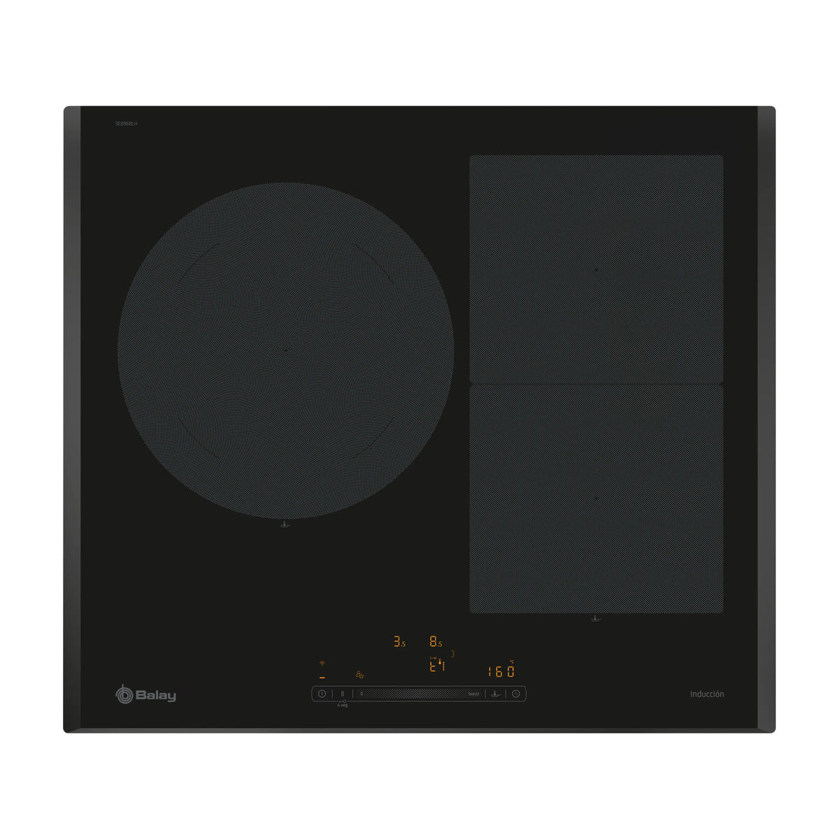 Placa de inducción Balay 3EB968LH de 60 cm con CombiInducción y Home Connect