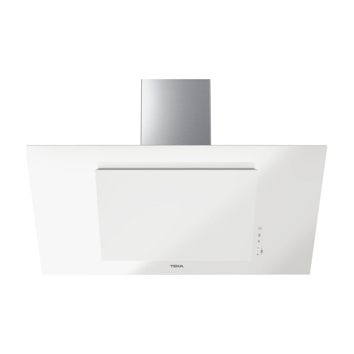 Campana decorativa Teka DVT Pro 98780 TCS WH de 90 cm en cristal blanco