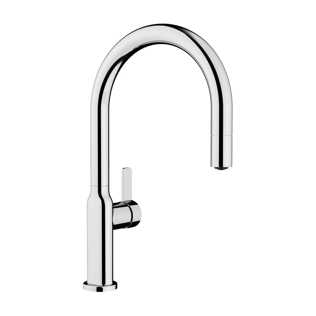 Grifo de cocina Teka Oval 9381 monomando extraíble cromado