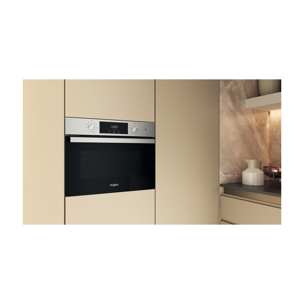 Horno multifunción Whirlpool WCC28UXA, 48 l, inox