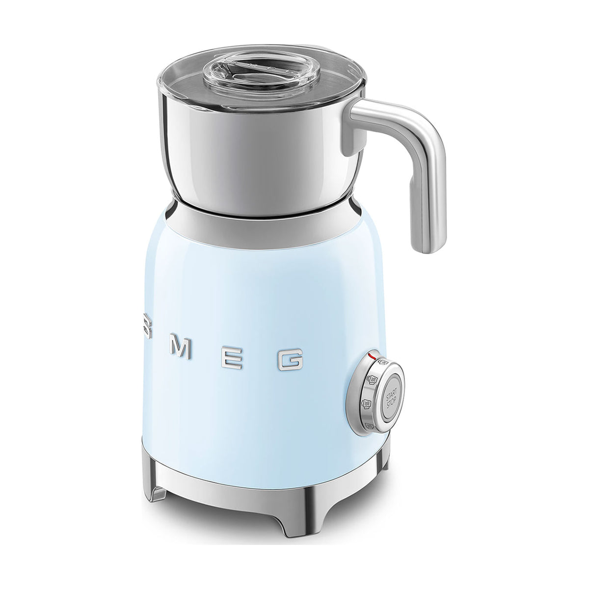 Espumador de leche Smeg MFF11PBEU por inducción, 500 W, azul