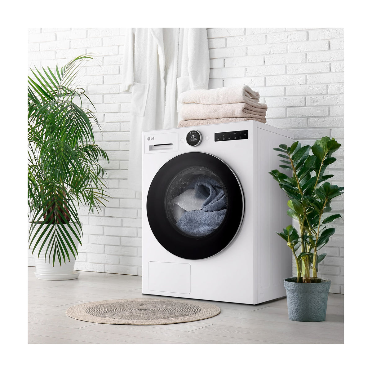 Secadora LG RHX7010TLB de 10 kg con bomba de calor y Wi-Fi