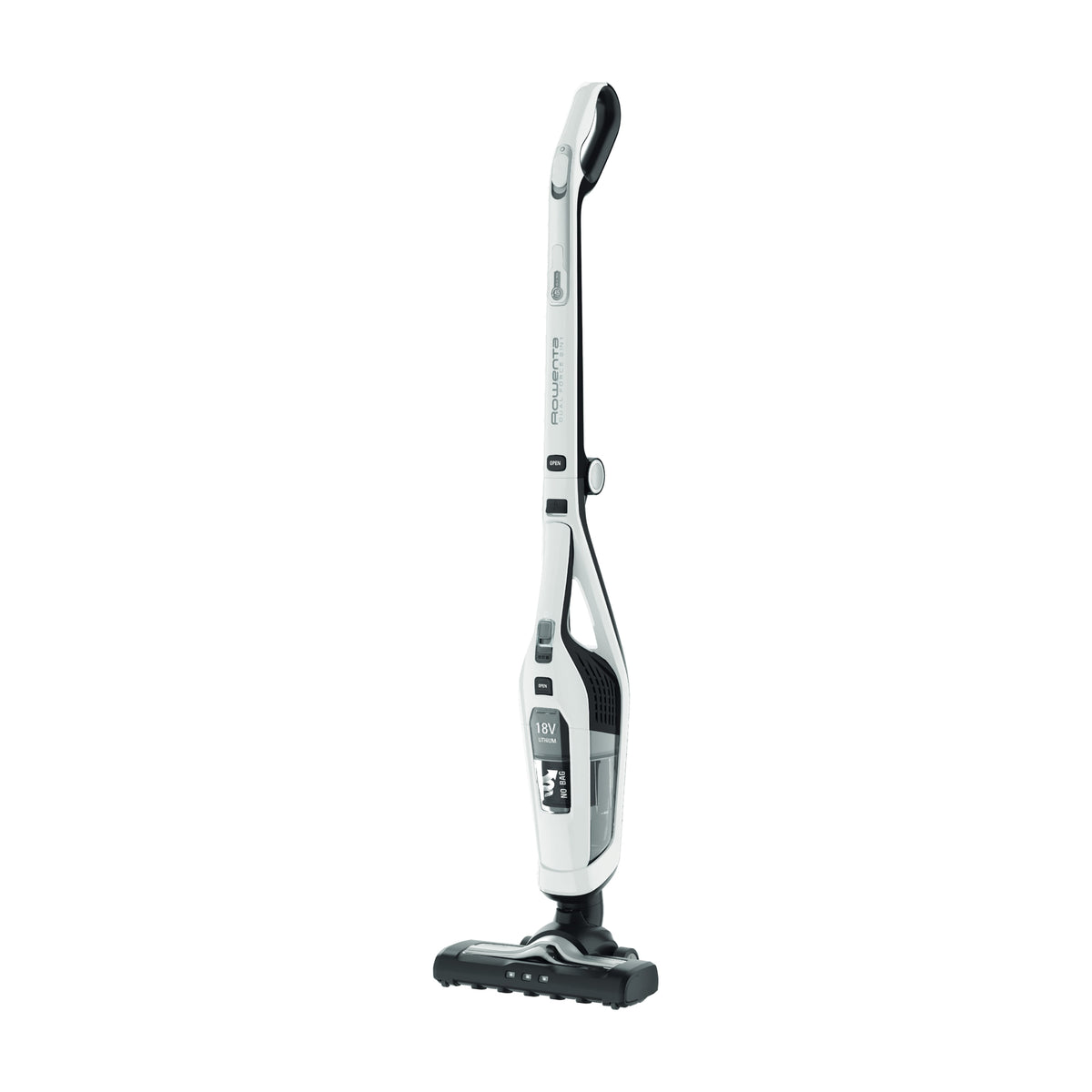 Aspirador escoba Rowenta Dual Force RH6737WH 2 en 1, sin cable y plegable