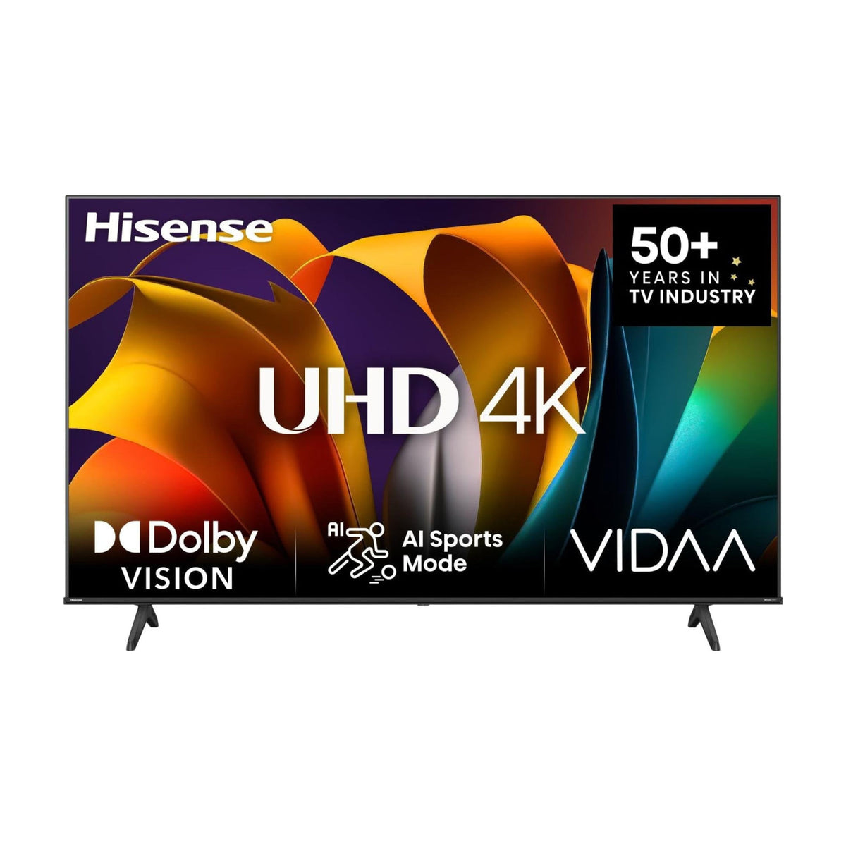 Televisor Hisense 50E6NT de 50 pulgadas, 4K UHD y VIDAA