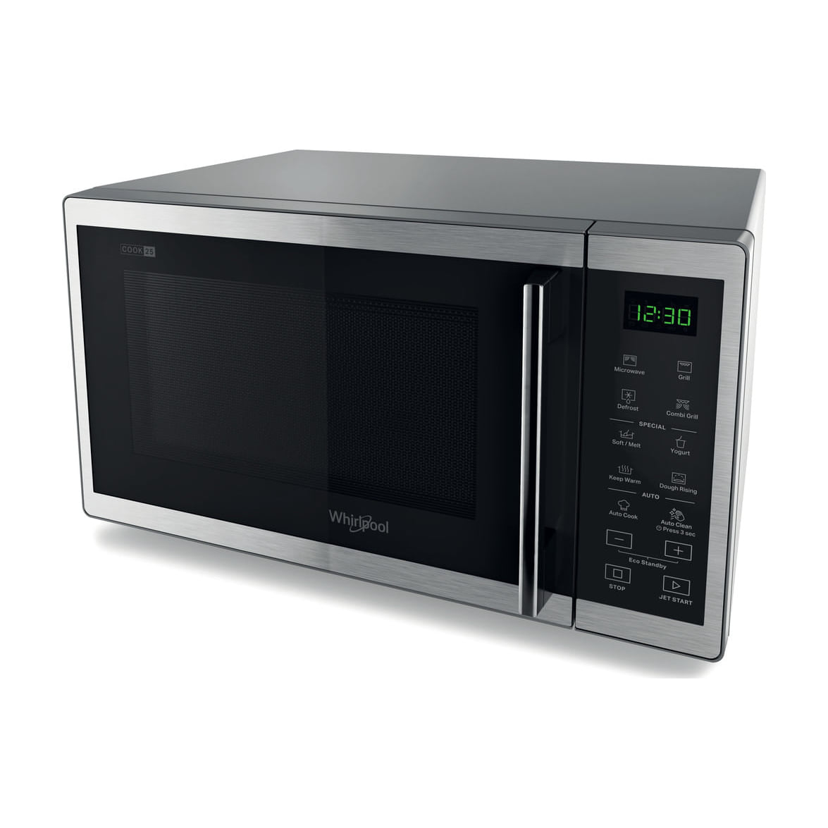 Microondas con grill Whirlpool MWP 253 SX, 25 l, 900 W