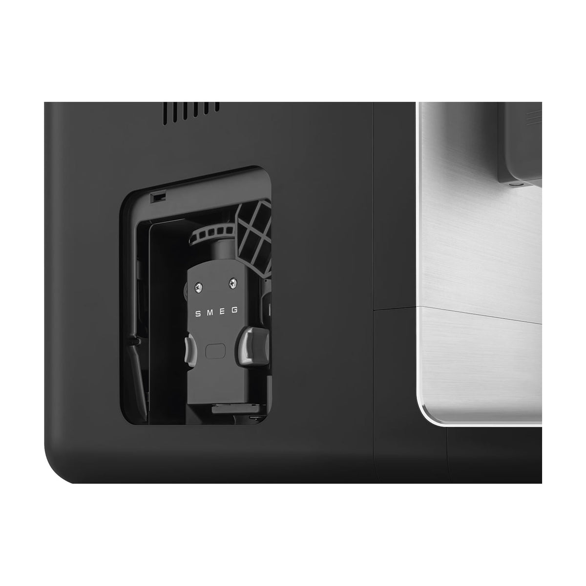 Cafetera superautomática Smeg BCC13BLMEU negra, 19 bar y 10 bebidas